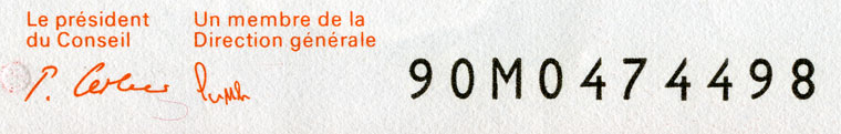 10 francs, 1990