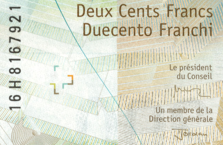 200 francs, 2016