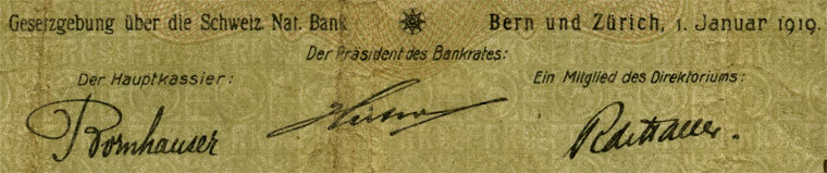 5 francs, 1919