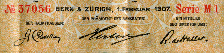 50 francs, 1907